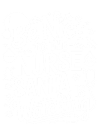 Be Nice To The Nurse Santa Is Watching Christmas Santa Nurse Meaningful Gift Sustainable Knit Beanie