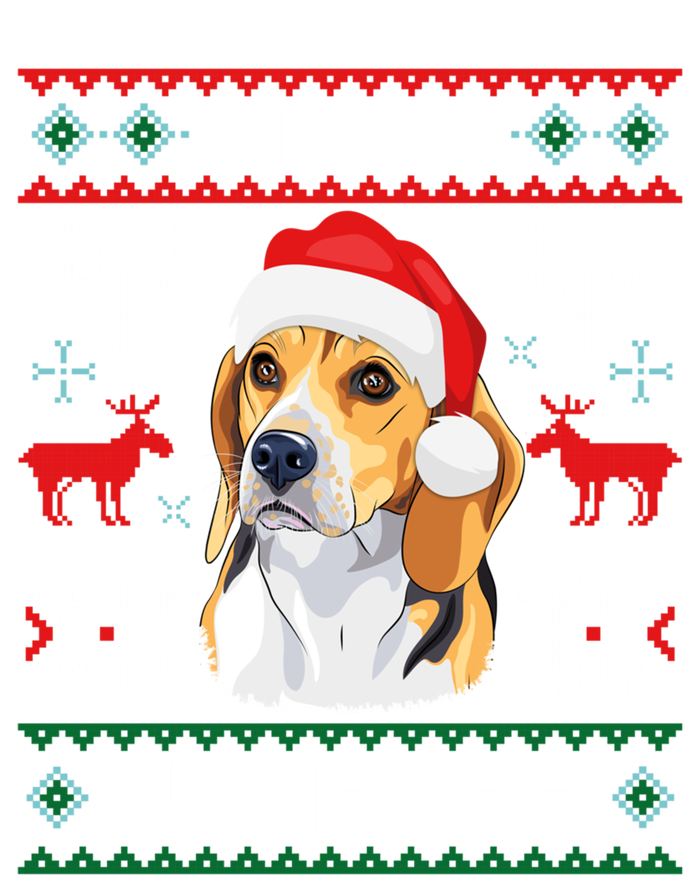 Beagle Gift For Merry Christmas Woofmas Clothes Ugly Cute Gift T-Shirt