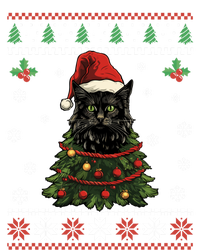 Black Cat Ugly Christmas Xmas Kitten Dults Great Gift T-Shirt