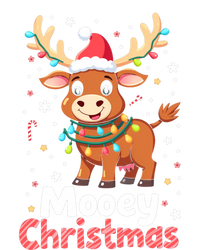 Mooey Christmas Santa Farmer Merry Highland Cow Christmas Gift T-Shirt