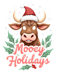 Mooey Holidayssanta Hat Farmer Merry Highland Cow Christmas Cool Gift Ceramic Bell Ornament