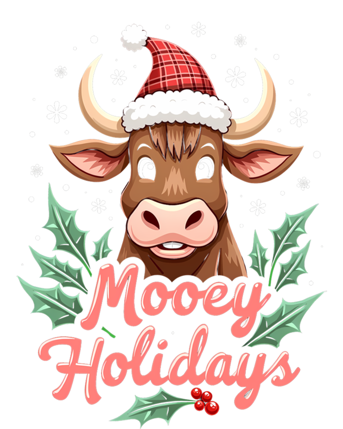 Mooey Holidayssanta Hat Farmer Merry Highland Cow Christmas Cool Gift Ceramic Bell Ornament