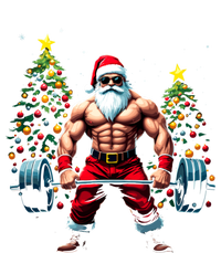 Muscle Santa Weightlifter Christmas Powerlifting Xmas Gym Gift T-Shirt