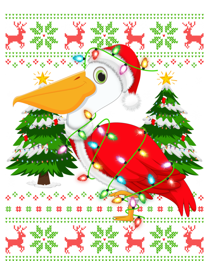 Pelican Bird Xmas Style Ugly Santa Pelican Christmas Great Gift T-Shirt