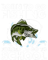 Born To Go Fishing Forced School Funny Boy Sweatshirt Cinch Pack Bag