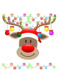 Red Nose Reindeer Snowflakes Chirstmas Lights Meaningful Gift T-Shirt