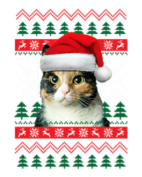 Calico Cat Ugly Christmas Style Santa Hat Kitty Mom Meaningful Gift Short Acrylic Beanie