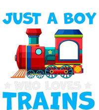 Just A Boy Who Loves Trains Cute Train Lovers T-Shirt