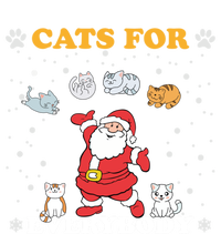 Cats For Everybody Christmas Cat Funny Xmas Santa Gift T-Shirt