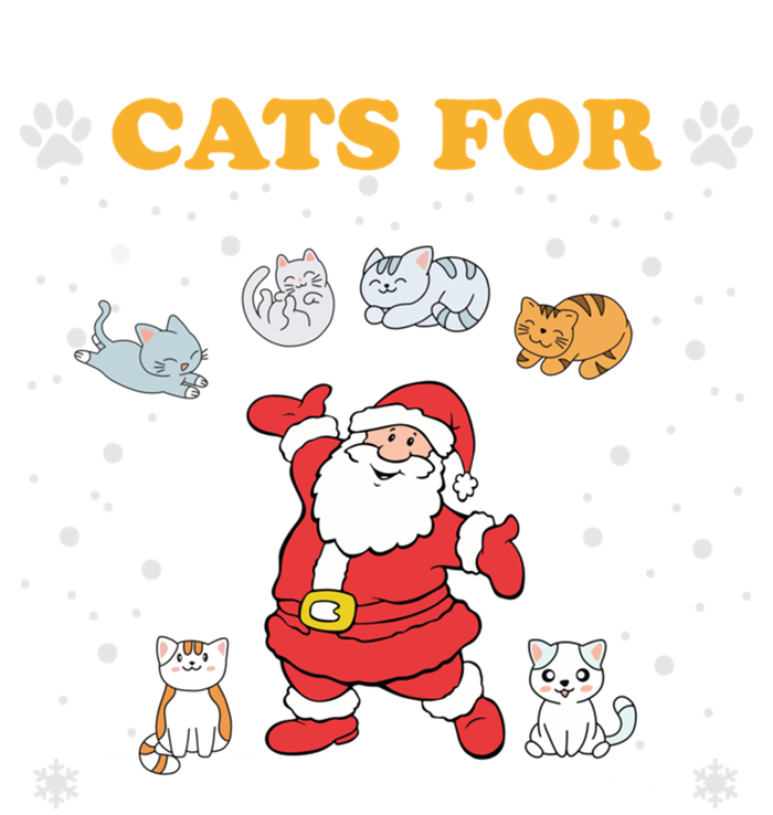 Cats For Everybody Christmas Cat Funny Xmas Santa Gift T-Shirt