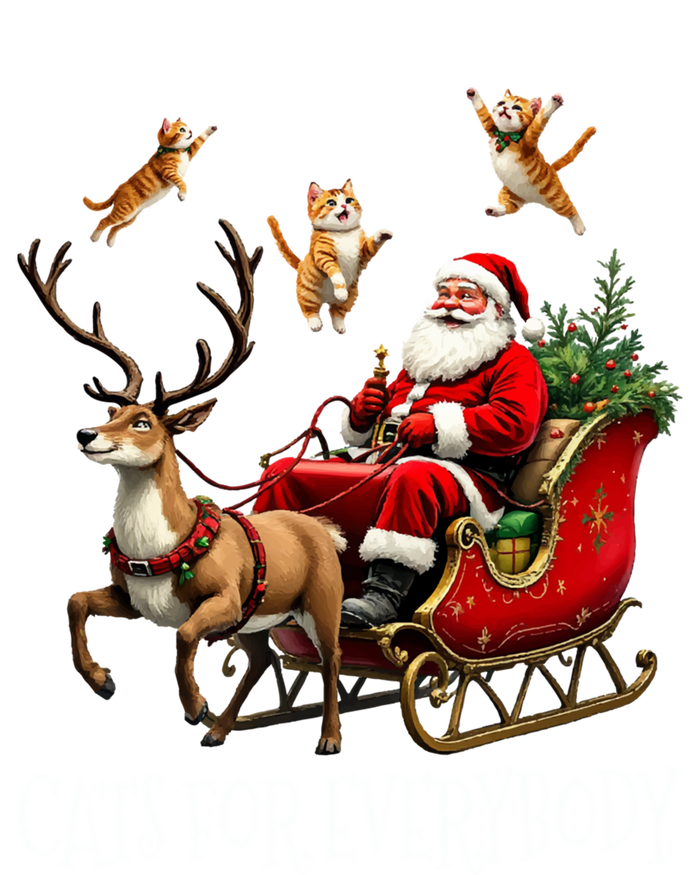 Cats For Everybody Christmas Cat Funny Xmas Santa Gift Tote Bag