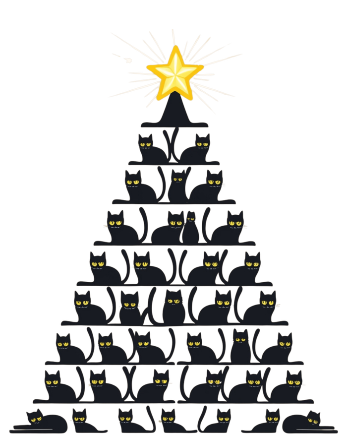 Christmas Tree Of Cats Unique Holiday Design Toddler Fine Jersey T-Shirt