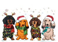 Dachshund Christmas Weiner Dog Christmas Pajamas For Women Long Sleeve Pajama Set