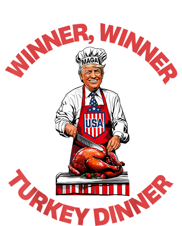 Humor Funny Trump Winner Winner Turkey Dinner Thanksgiving Zip Tote Bag