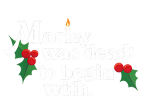 Marley Was Dead To Begin With Charles Dickens Christmas Cropped Pullover Crew