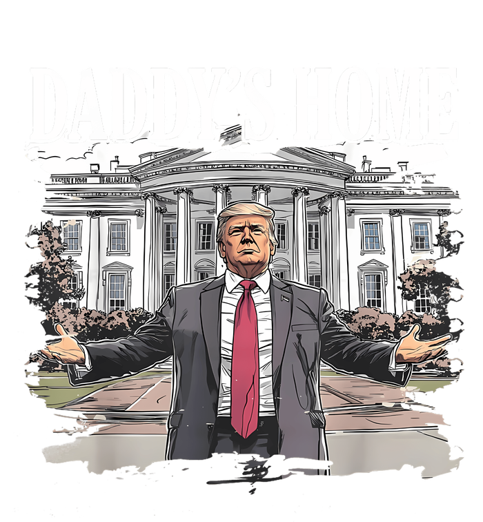 Trump Daddys Home White House 2024 Women's Perfect Tri Rocker Tank