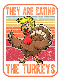 They Are Eating The Turkeys Thanksgiving Funny Trump Gift Short Acrylic Beanie