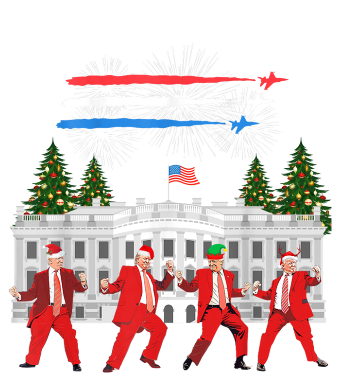 Trump Daddys Home White House Dance Make Xmas Great Again Full-Length Apron With Pockets