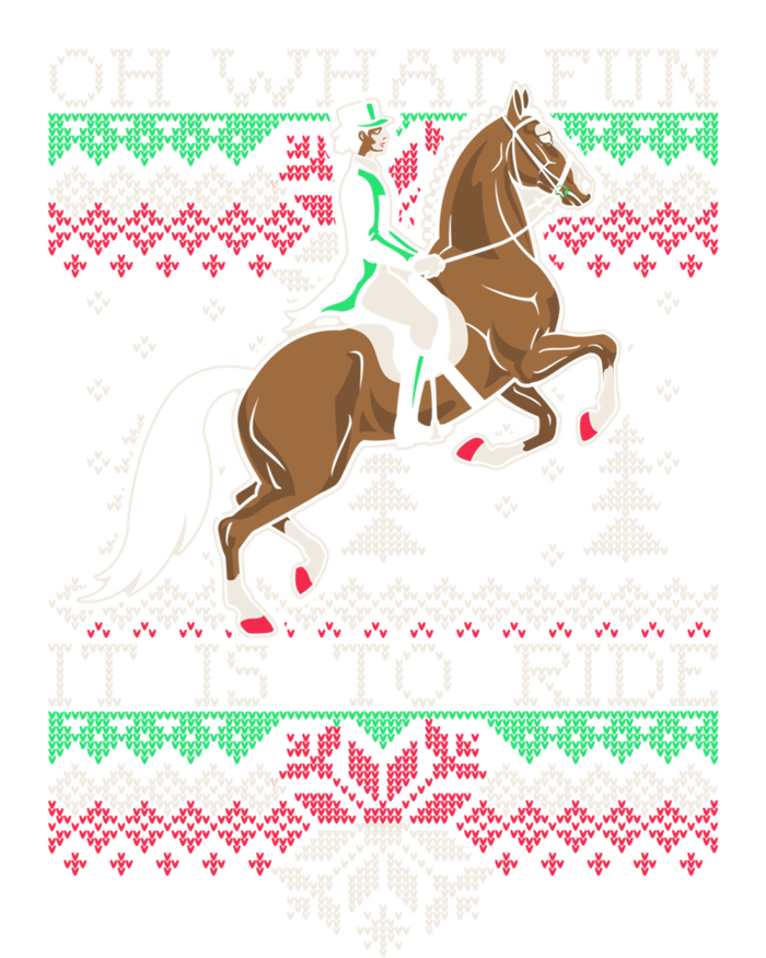 Ugly Christmas Dressage Horse Riding Cute Gift Premium T-Shirt