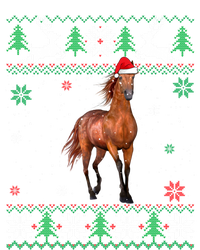 Ugly Christmas Horse Lover Santa Hat Animals Xmas Gift Grommeted Golf Towel