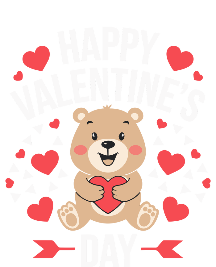 Happy ValentineS Day Cute Bear Heart For T-Shirt