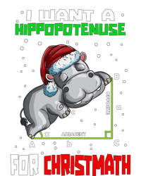 Math Hippopotamus Saying I Want A Hippopotenuse Gift Women's Tri-Blend 3/4-Sleeve Raglan Shirt