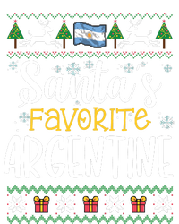 SantaS Favorite Argentine Argentina Ugly Christmas Sweater Full Zip Hoodie