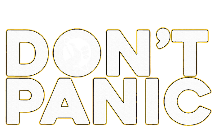 DonT Panic Vintage Distressed Awsome T-Shirt