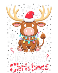 Christmas Santa Xmas Gift Merry Christmas Highland Cow Mooey T-Shirt