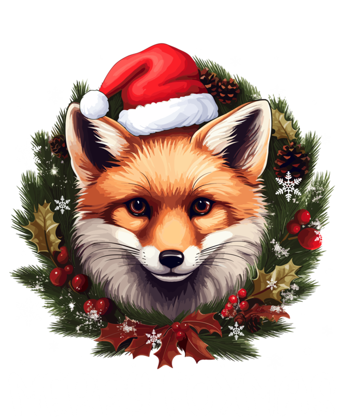 Xmas Decoration Santa Fox Christmas Funny Merry Foxmas T-Shirt