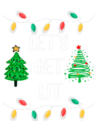 Funny Lets Get Lit Christmas Lights Gift Xmas Holidays Tall Hoodie