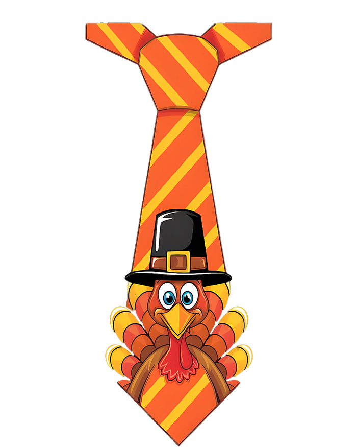 Funny Thanksgiving Turkey Tie Design T-Shirt