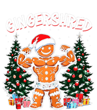 Gingershred Funny Gingerbread Man Gym Bodybuilding Christmas T-Shirt