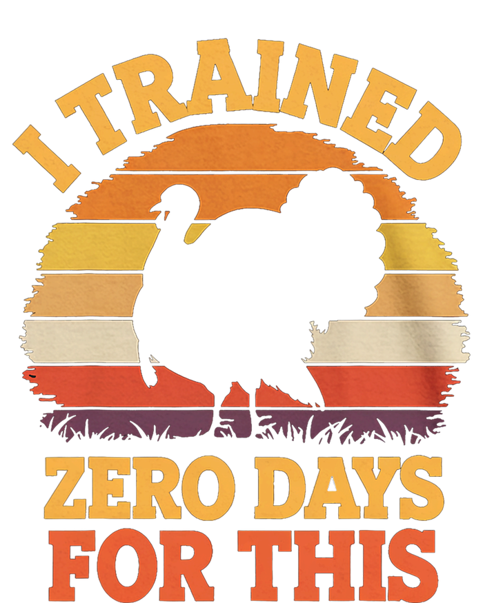 I Trained Zero Days For This Thanksgiving Running Turkey T-Shirt