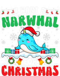 I Want A Narwhal For Christmas Narwhal Lover Santa Xmas Kids Tie-Dye T-Shirt