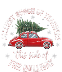 Jolliest Bunch Of Teachers This Side Of The Hallway Xmas Flat Bill Trucker Hat