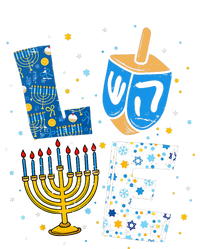 Love Cute Hanukkah Decorations Dreidel Menorah Chanukah Grommeted Golf Towel