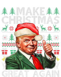 Make Christmas Great Again Funny Trump Xmas Snow Pajama Ugly Tall T-Shirt