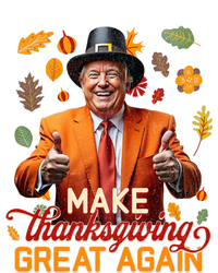 Make Thanksgiving Great Again Autumn Fall Leaves Trump Funny Poster