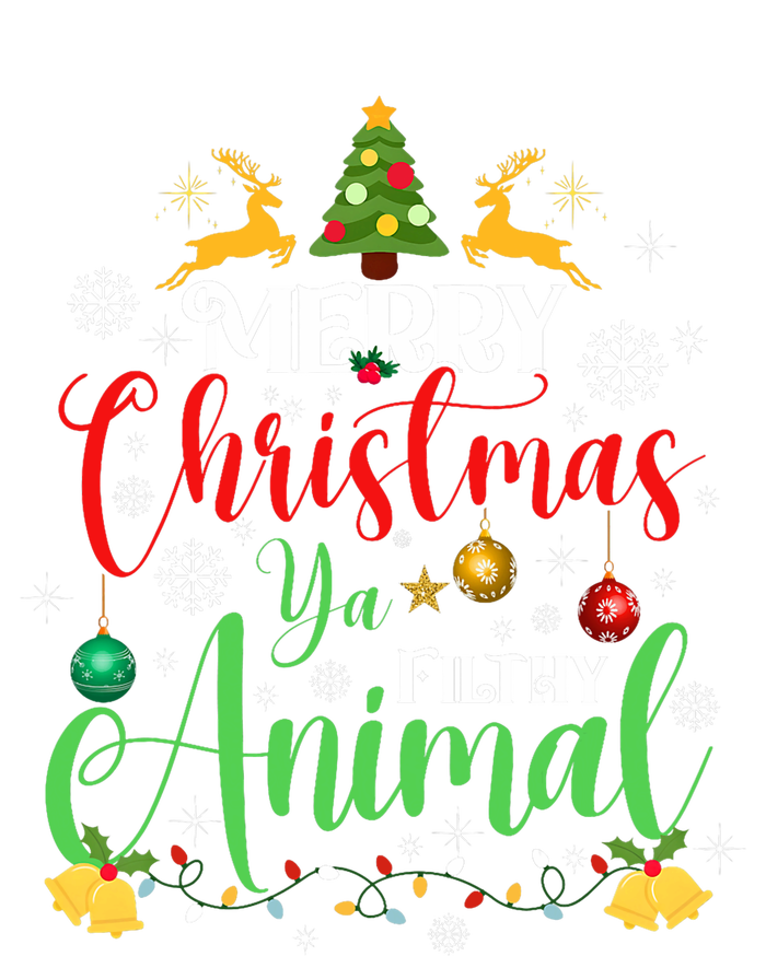 Merry Christmas Animal Filthy Ya Xmas Family Pajama Poster