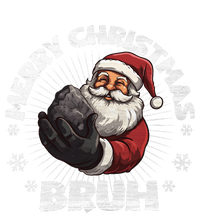 Merry Christmas Bruh Funny Naughty List Coal Xmas Long Sleeve T-Shirt