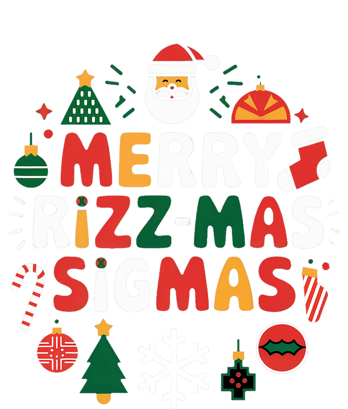 Merry Rizz Mas Sigmas Gen Alpha Middle School Christmas T-Shirt