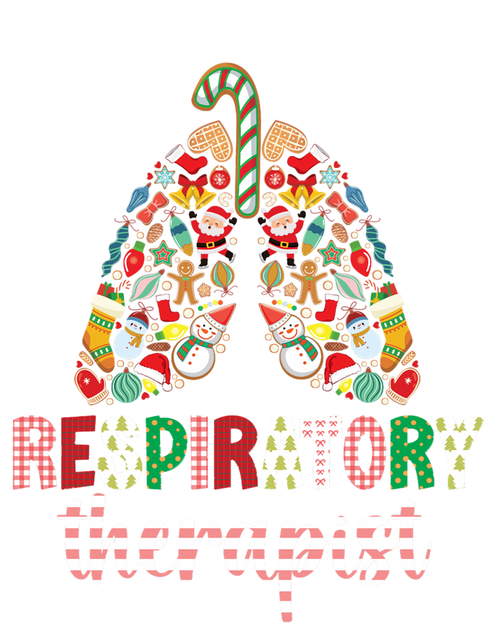 Respiratory Therapist Christmas Lungs Rt Xmas Party Long Sleeve High Crown Mesh Back Trucker Hat