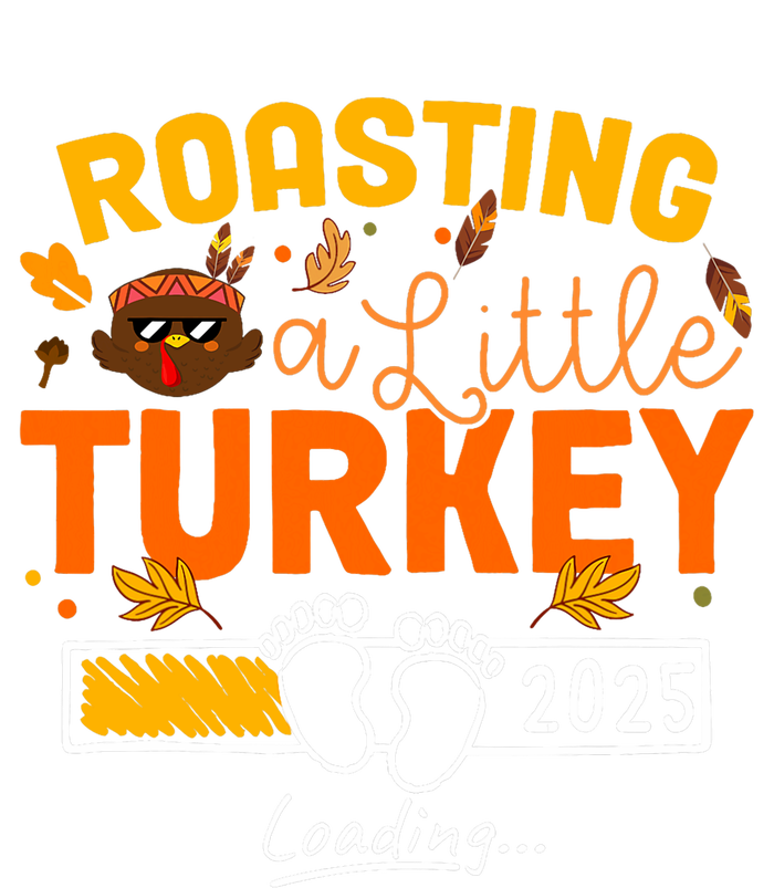 Roasting A Little Turkey Thanksgiving Pregnancy Announcement T-Shirt