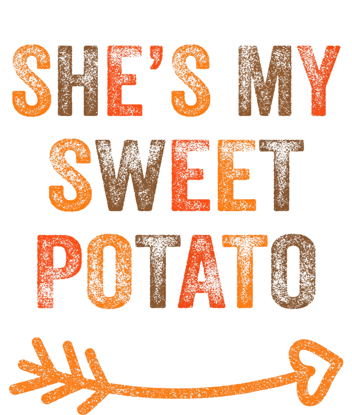 SheS My Sweet Potato Thanksgiving Matching Couples T-Shirt