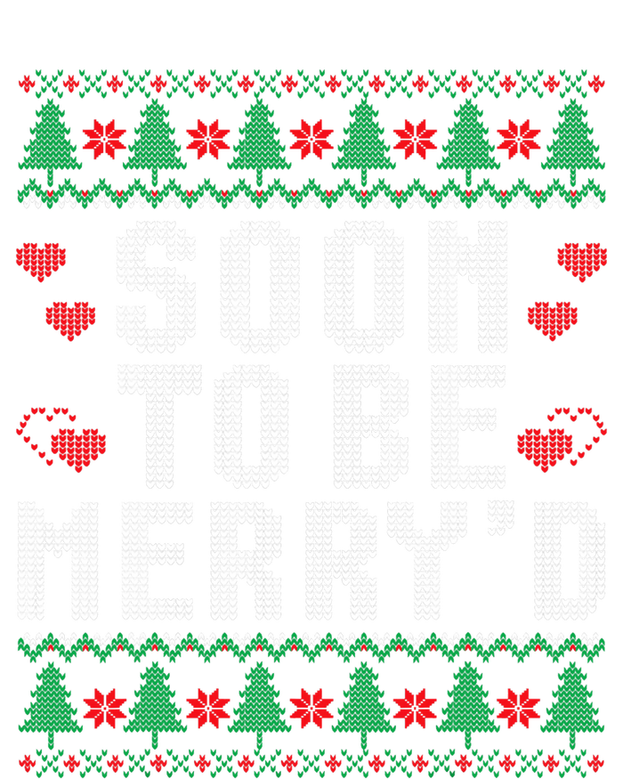 Soon To Be MerryD Engaged Couples Matching Ugly Christmas Toddler Sweatshirt