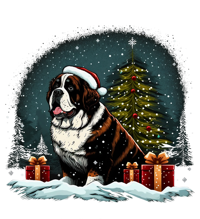 Xmas Saint Bernard Santa On Christmas Saint Bernard T-Shirt