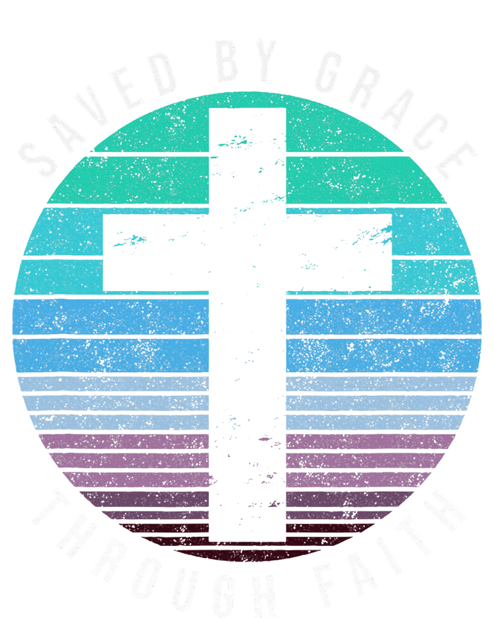 Saved By Grace Through Faith Ephesians 28 Bible Religious T-Shirt