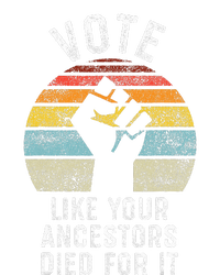 Vote Like Your Ancestors Died For It Black Votes Matter Women's Flannel Pajama Set