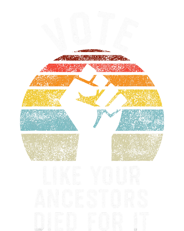 Vote Like Your Ancestors Died For It Black Votes Matter Women's Flannel Pajama Set